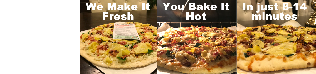Fresh Valentino's pizza